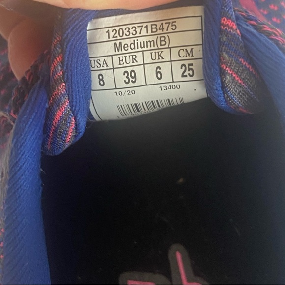 Brooks Revel Women's Running Shoes Size 8 B Blue Pink Lightweight 1203371B475 - Picture 9 of 10